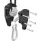 Ipower 8-Pair 1/8 Inch 8-Feet Long Heavy Duty Adjustable Rope Clip Hanger PR GLROPEX8 - alternate 6